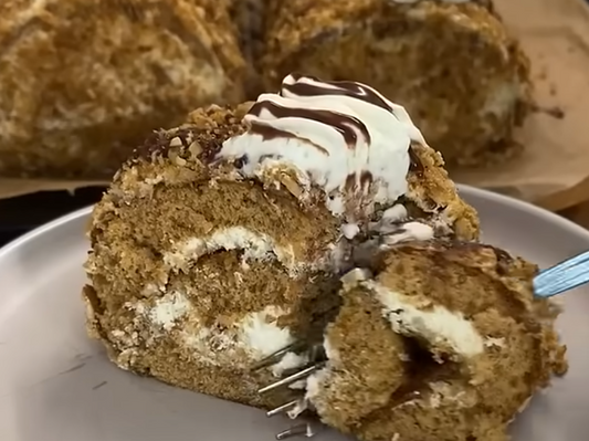 Cake rol recept met honing!