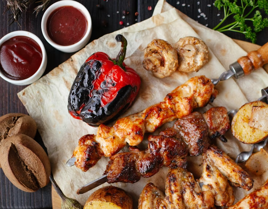 BBQ Kipspiesjes met Honing en Knoflook