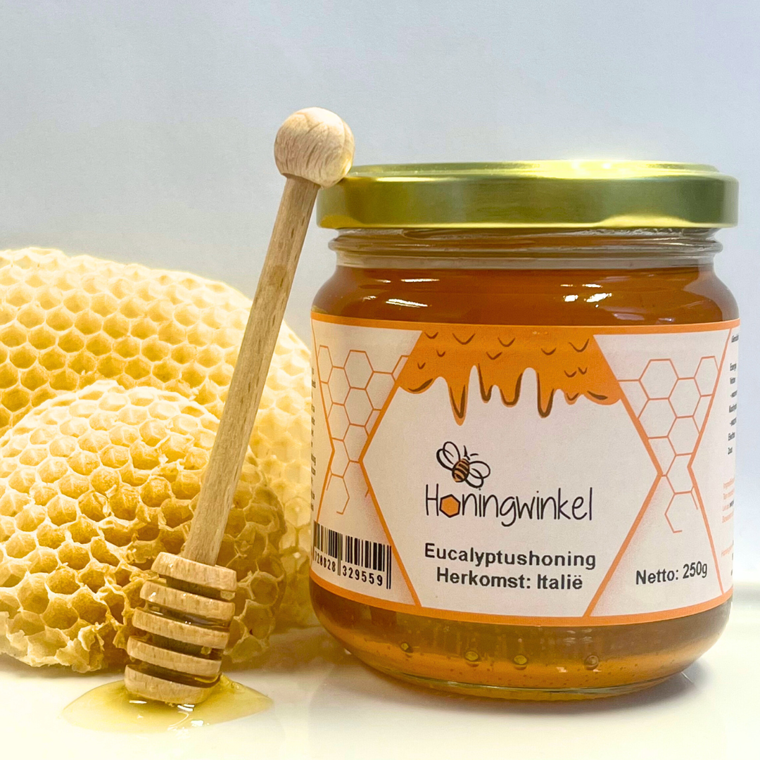 Eucalyptushoning Italië 250g Honingwinkel (vloeibaar)