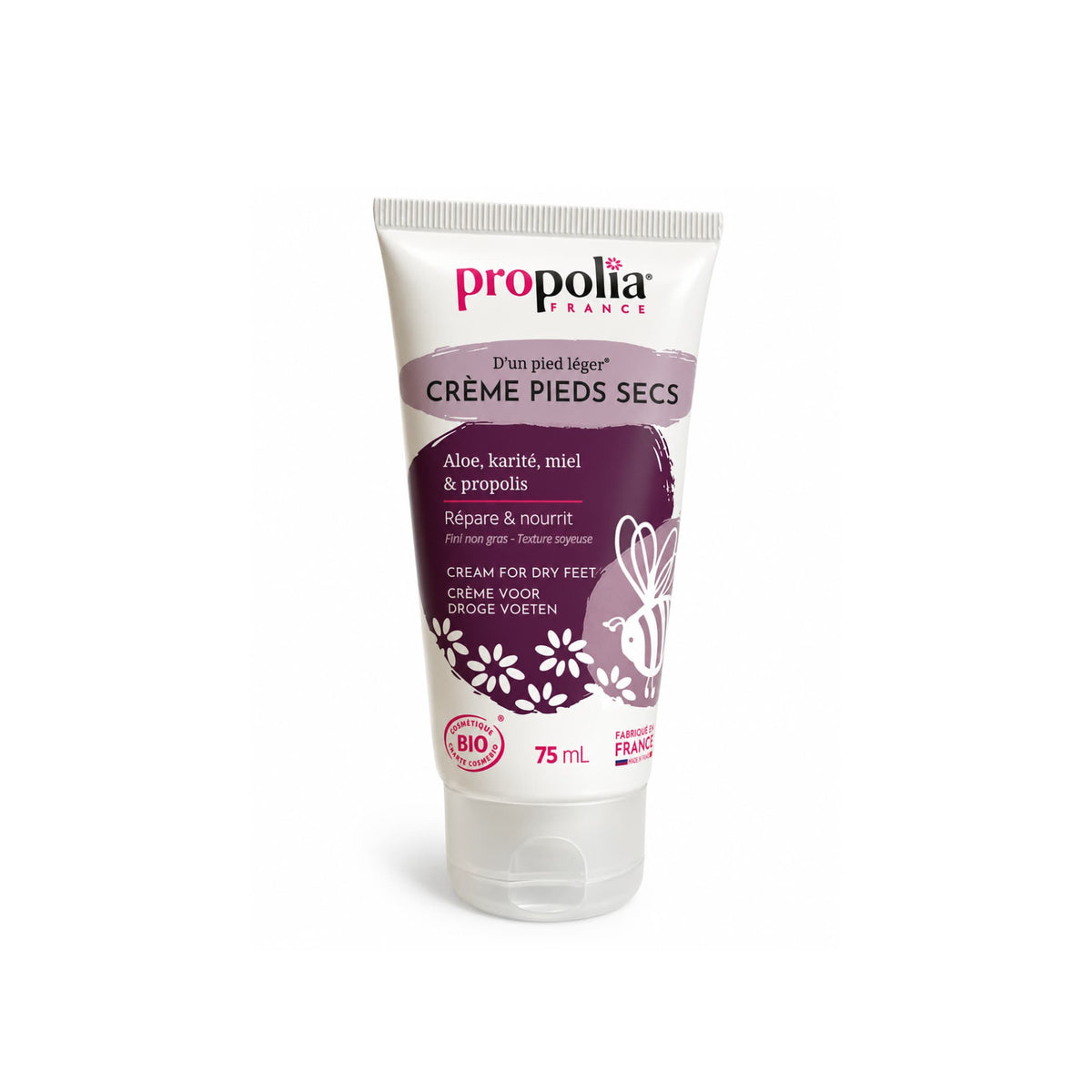 Bio Crème voor droge voeten met propolis 75ml Propolia