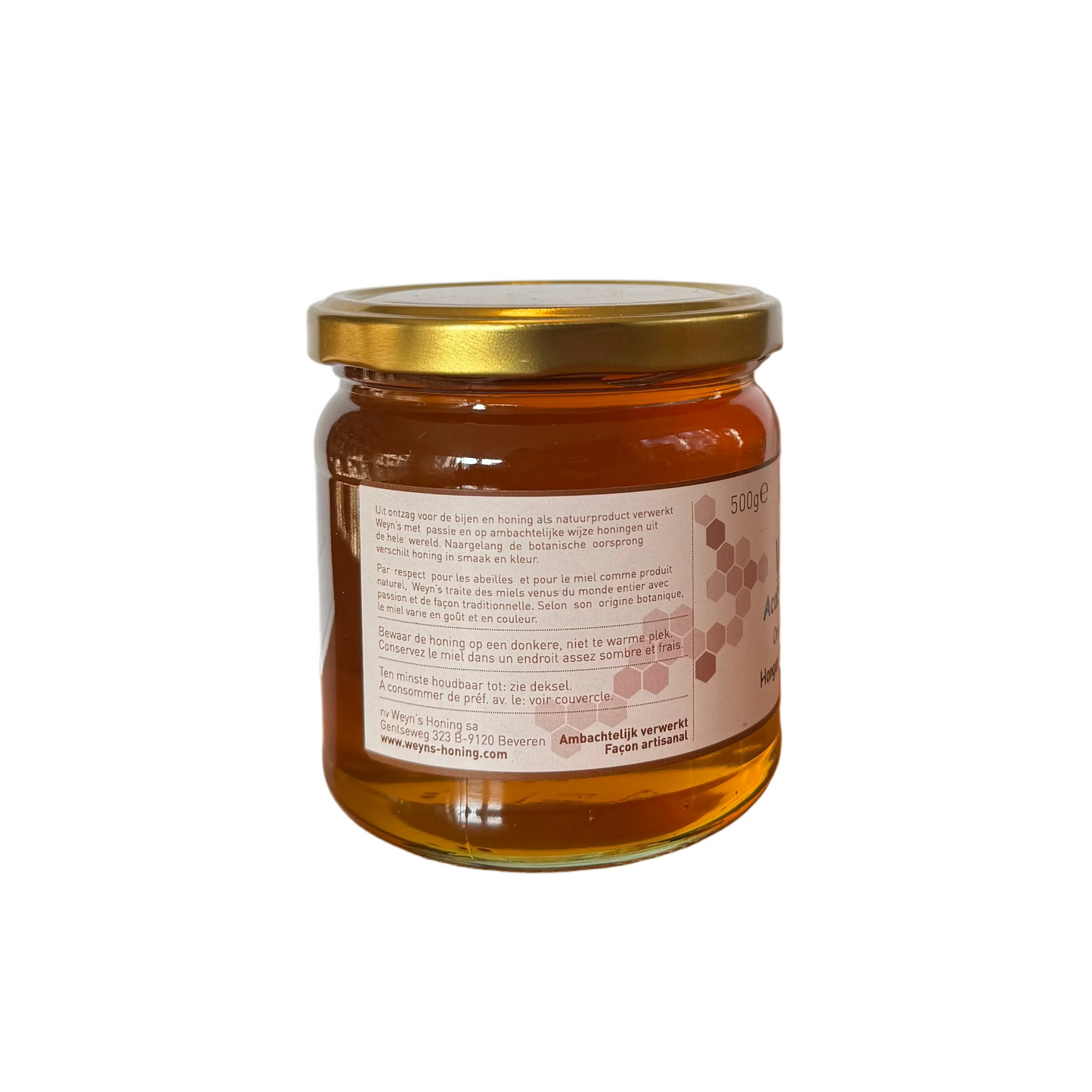 Acaciahoning Hongarije 500g Weyn's Vloeibare