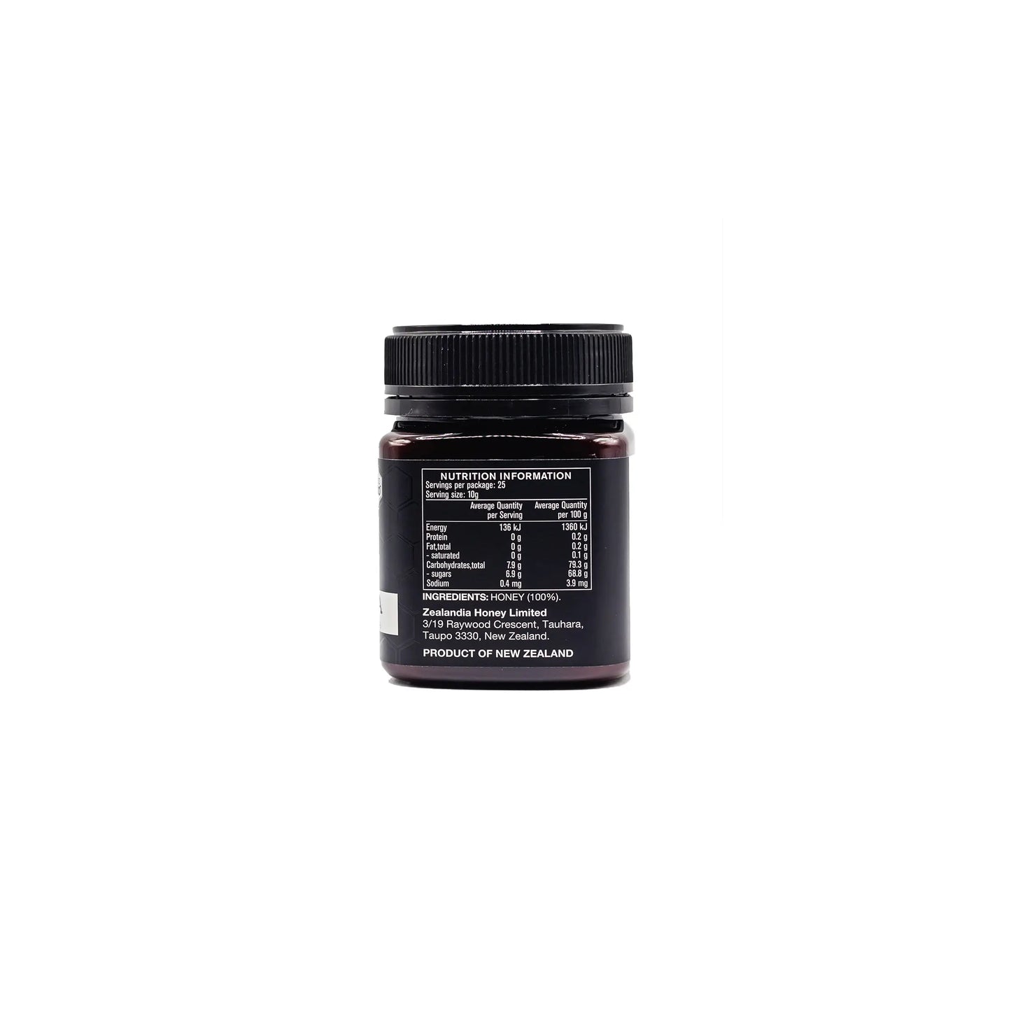 Manukahoning MGO 1000+ Nieuw-Zeeland 250g Zealandia