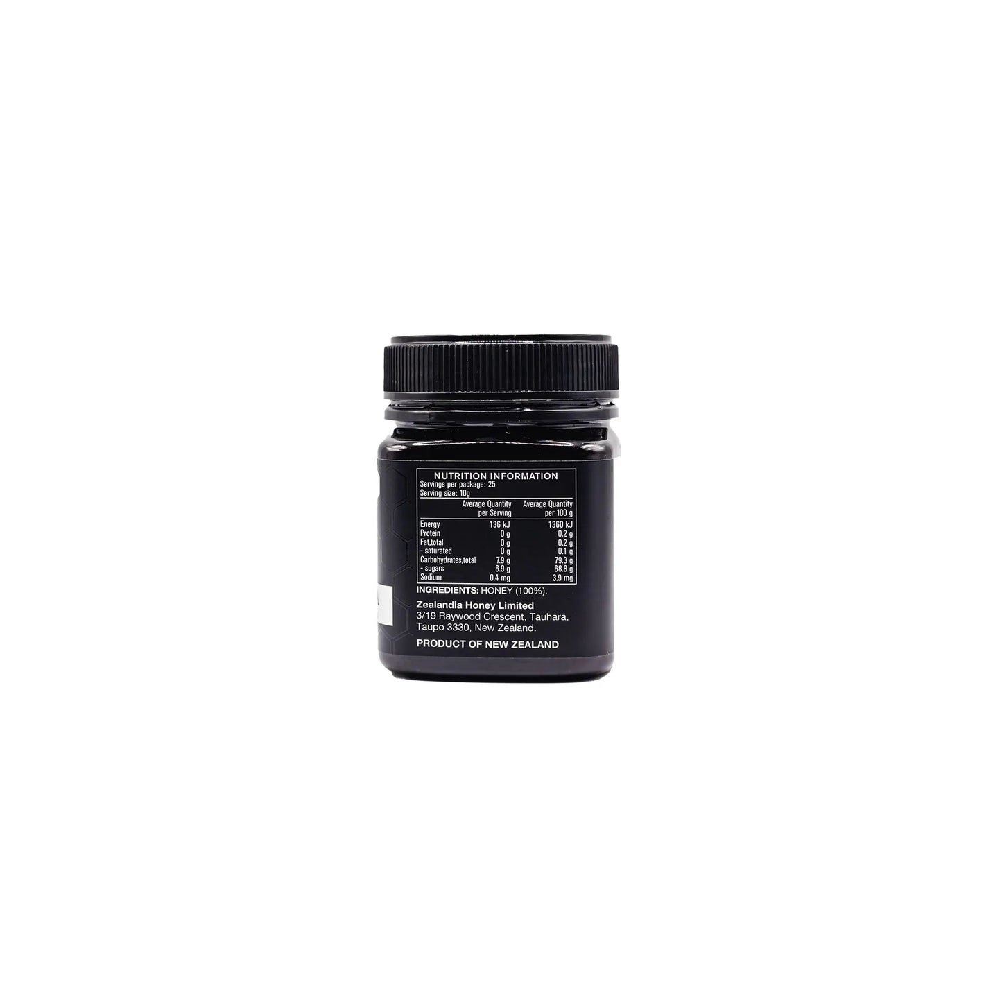 Manukahoning MGO 250+ 250g Nieuw-Zeeland Zealandia