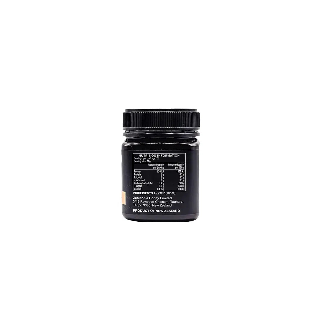 Manukahoning MGO 400+ 250g Nieuw-Zeeland Zealandia
