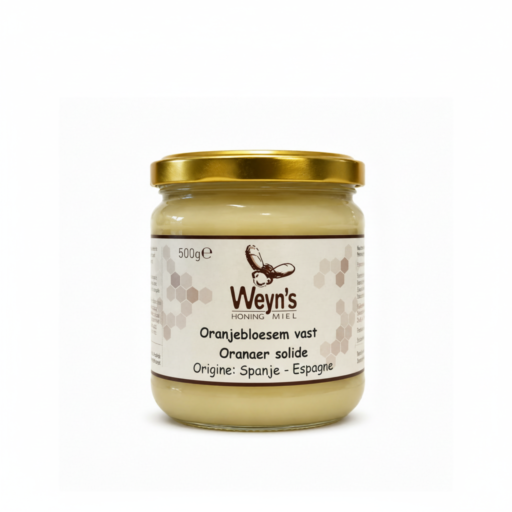 Oranjebloesemhoning 500g Spanje Weyn's (crème)