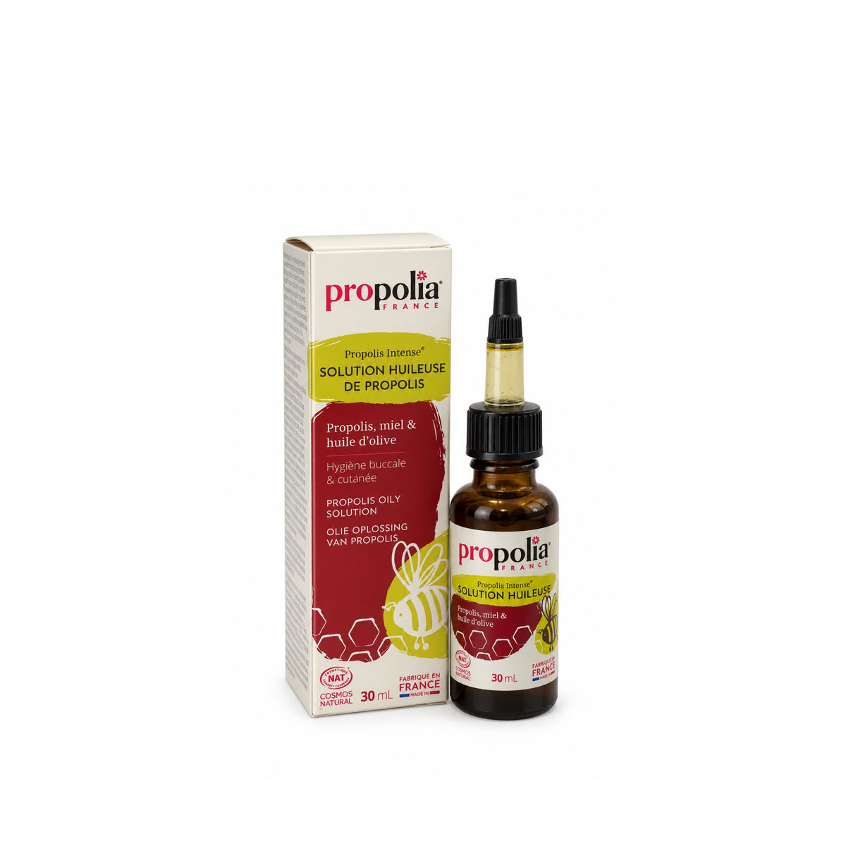 Propolis druppels alcohol vrij 30ml Propolia (olie oplossing) 30ml Propolia