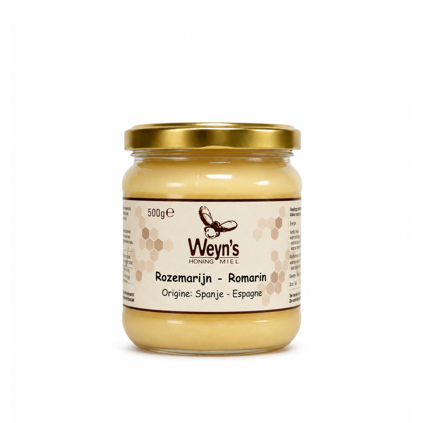 Rozemarijnhoning 500g Spanje Weyn's (crème)