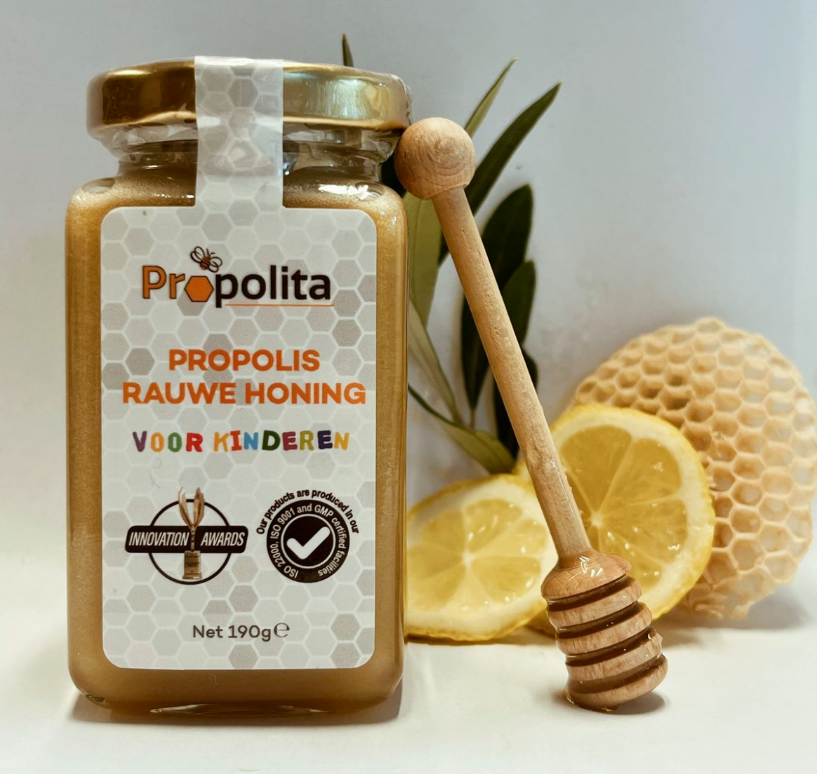 Propolis Rauwe Honing Mix voor Kinderen 190g Propolitos