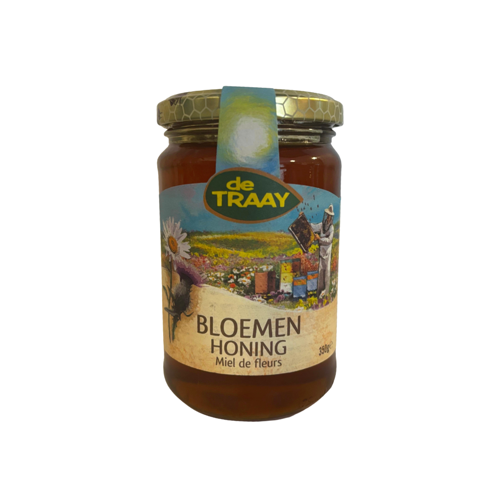 Bloemenhoning 350g de Traay (vloeibaar)