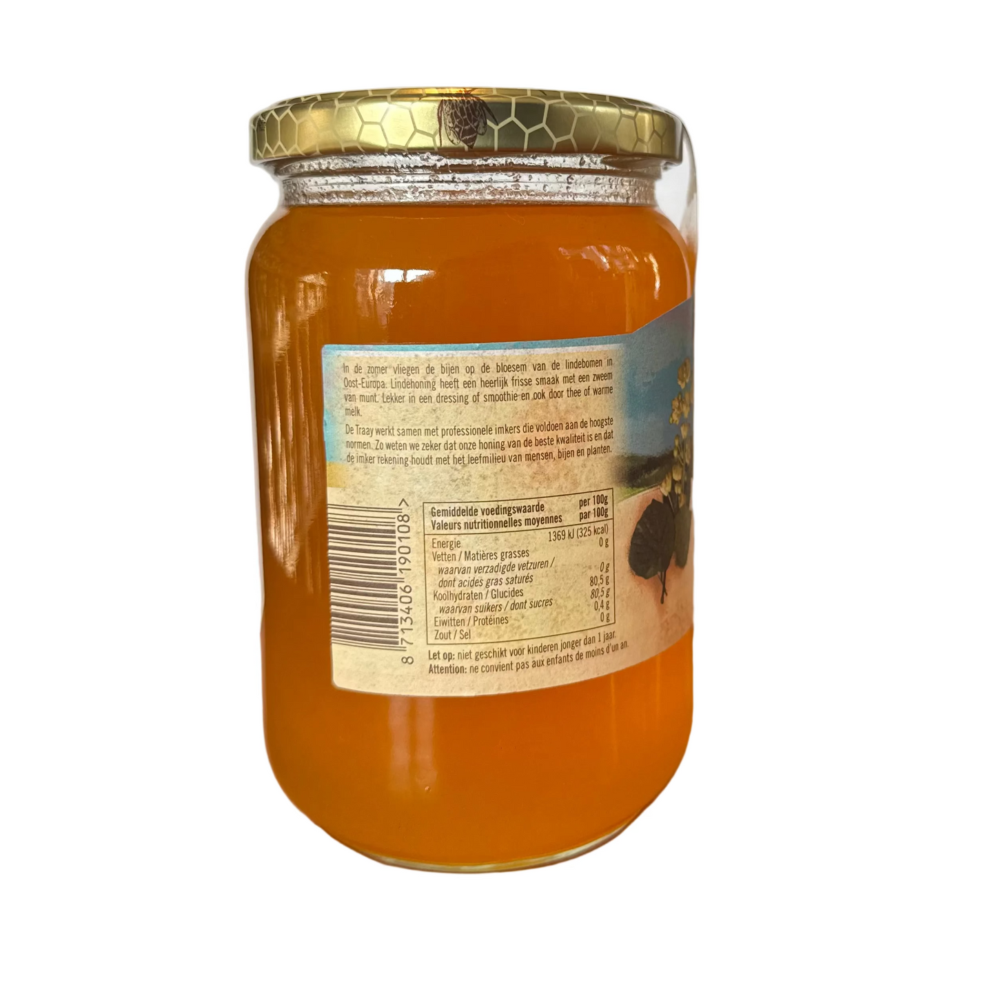 Lindehoning 900g Hongarije de Traay (vloeibaar)