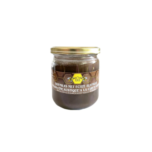 Bruine boenwas 250g Bijenhof - Honingwinkel