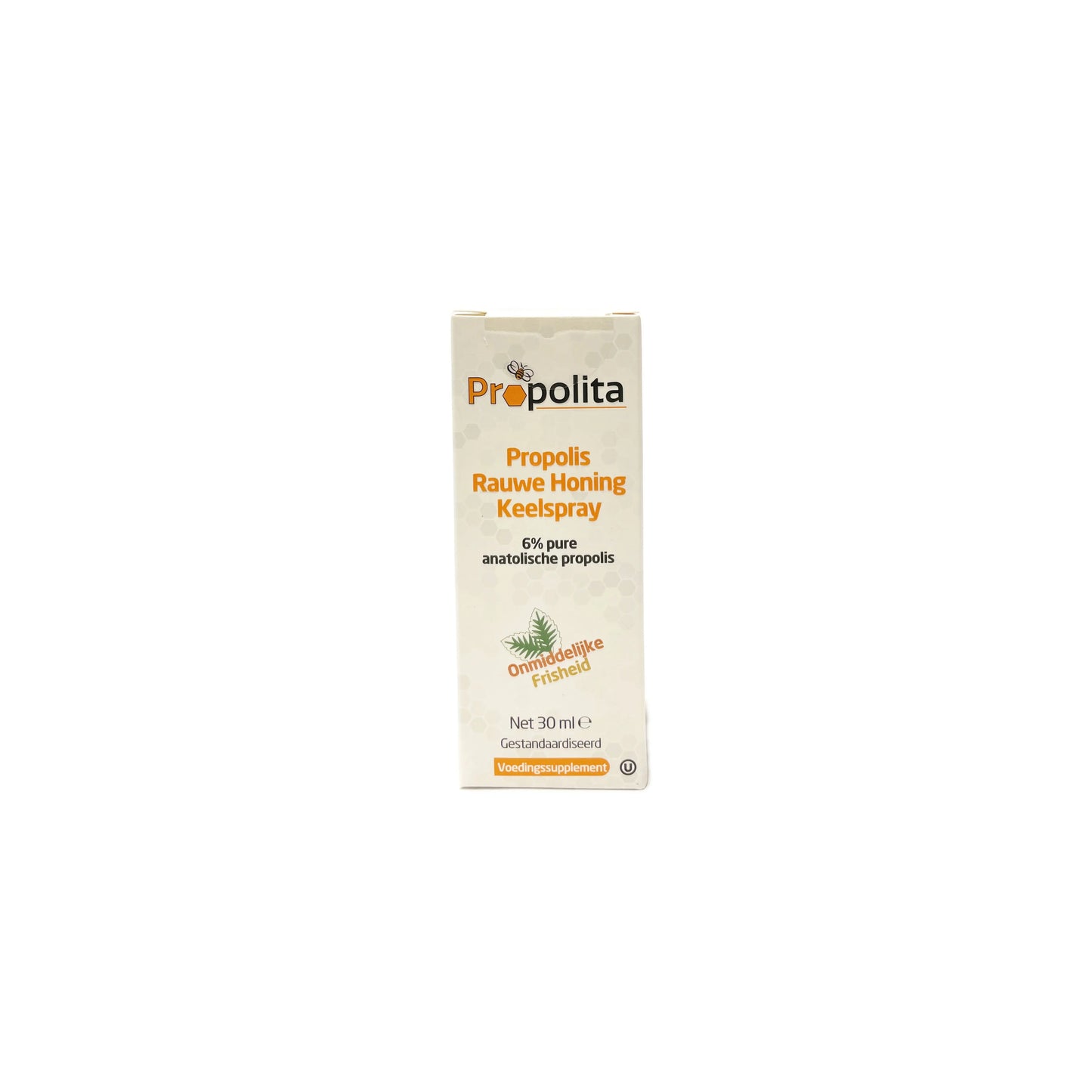 Keelspray met propolis, rauwe honing en menthol