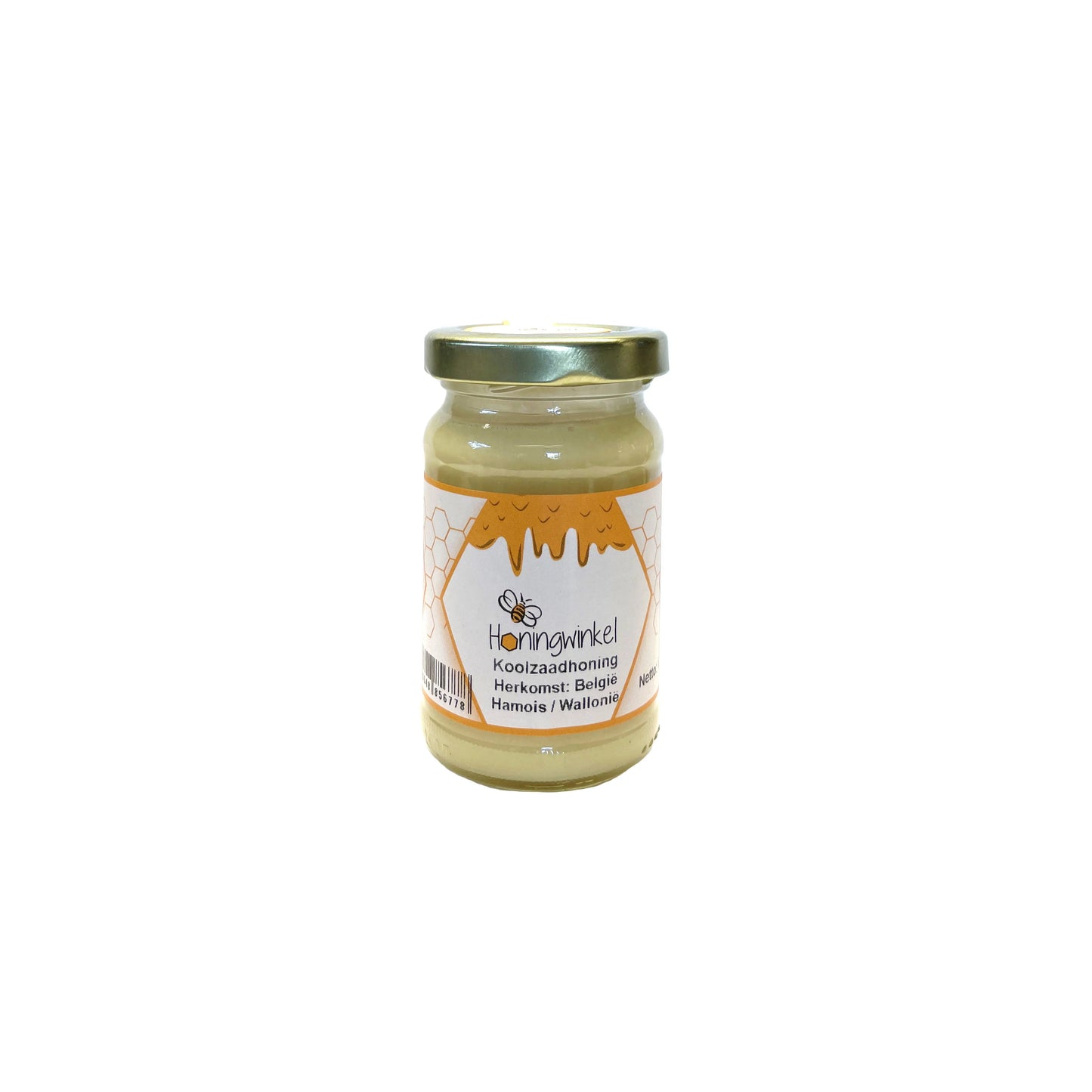 Koolzaadhoning 125g België Honingwinkel (crème) - Honingwinkel