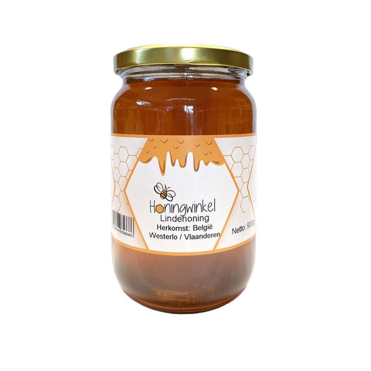 Lindehoning 900g België Honingwinkel (vloeibaar) - Honingwinkel