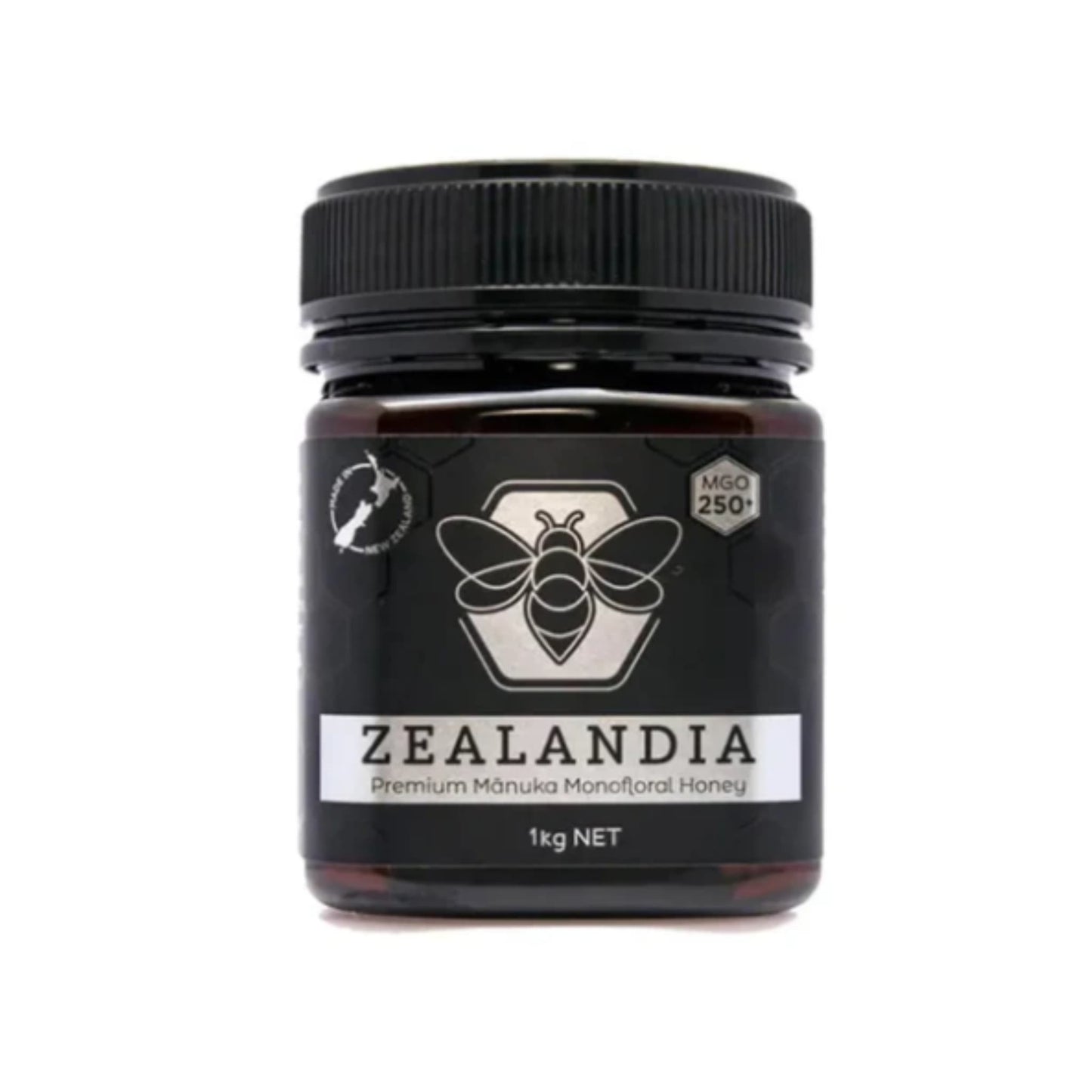 Manukahoning MGO 250+ Monofloral 1kg Nieuw-Zeeland Zealandia