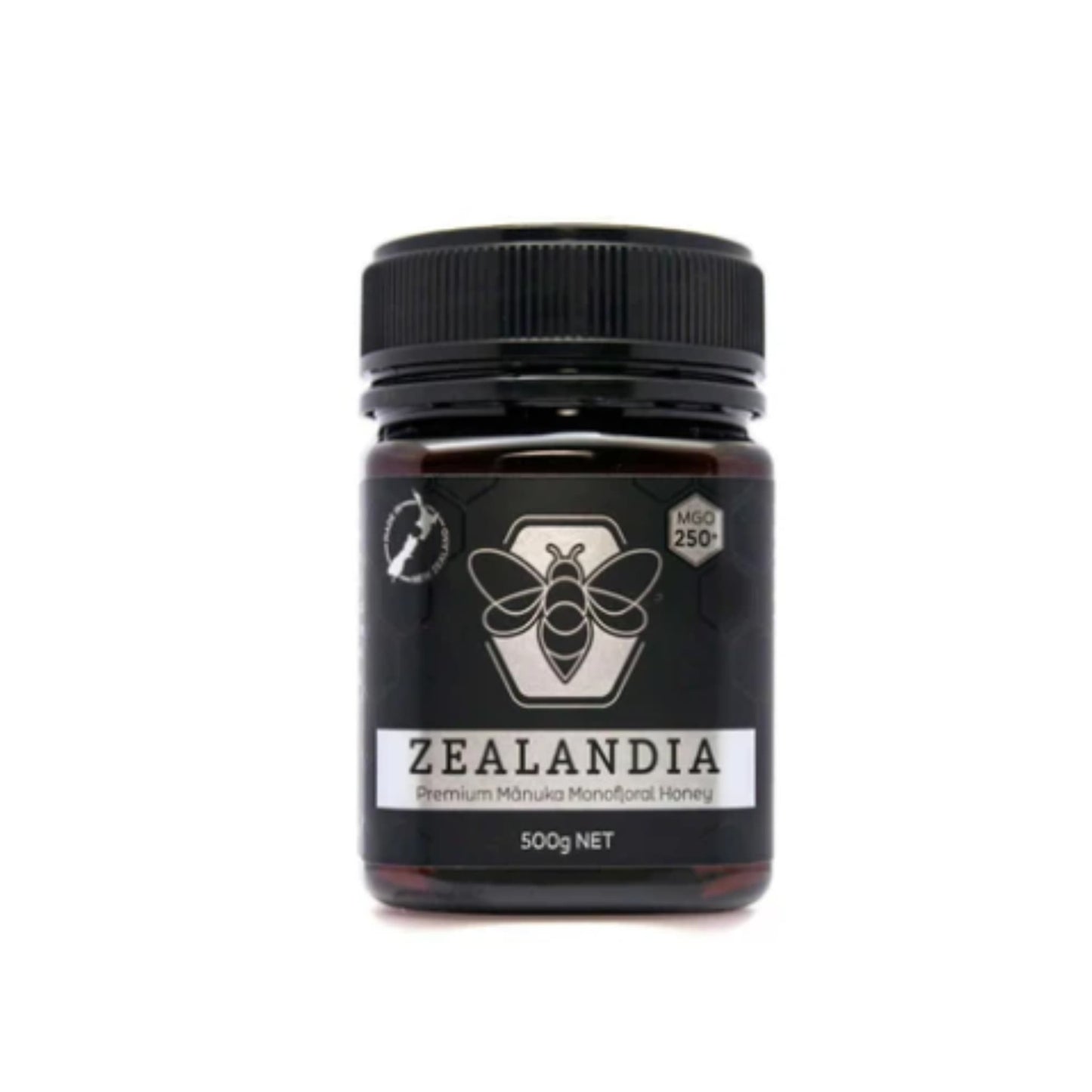 Manukahoning MGO 250+ Monofloral 500g Nieuw-Zeeland Zealandia