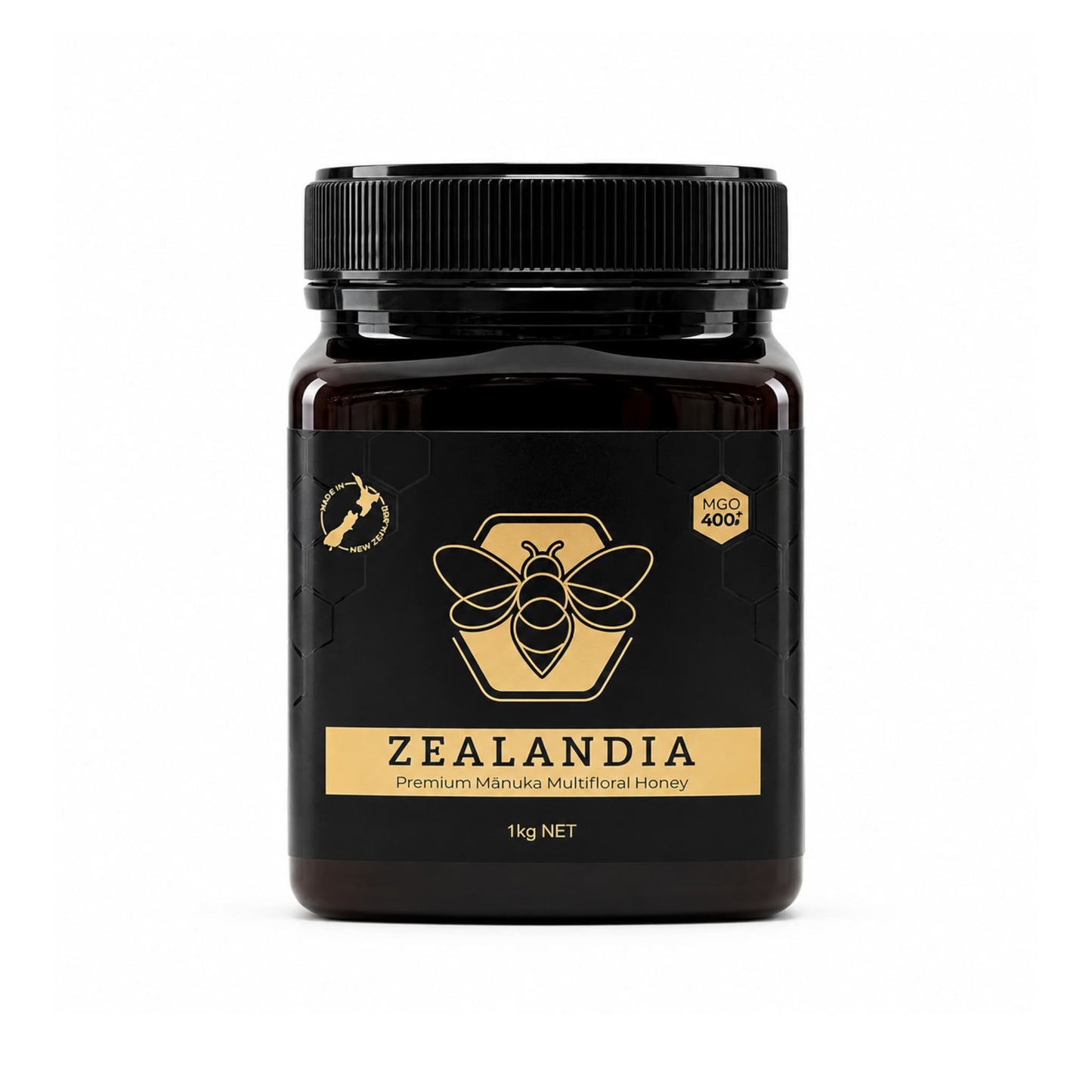 Manukahoning MGO 400+ Multifloral 1kg Nieuw-Zeeland Zealandia