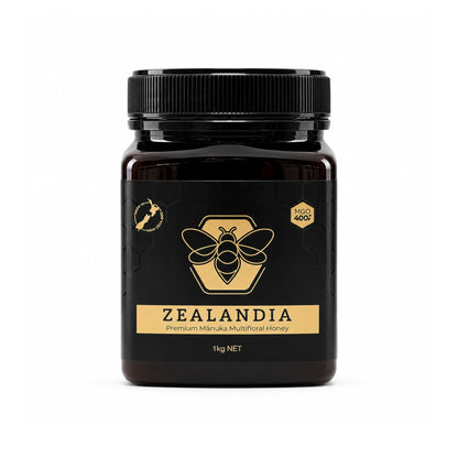 Manukahoning MGO 400+ Multifloral 1kg Nieuw-Zeeland Zealandia