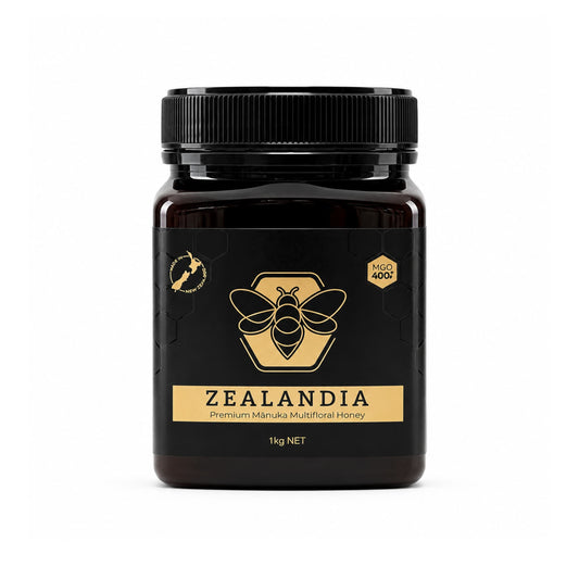 Manukahoning MGO 400+ Multifloral 1kg Nieuw-Zeeland Zealandia