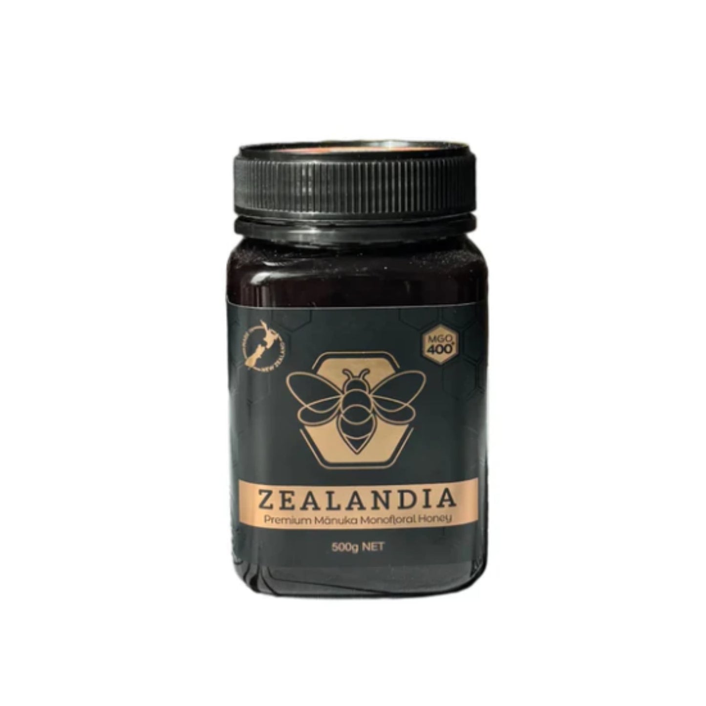 Manukahoning MGO 400+ Monofloral 500g Nieuw-Zeeland Zealandia
