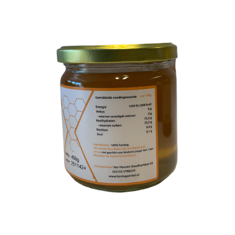 Oranjebloesemhoning 450g Spanje Honingwinkel