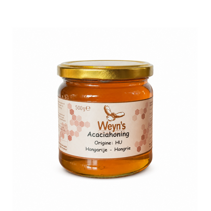 Acaciahoning  500 g Hongarije Weyn's (vloeibaar)