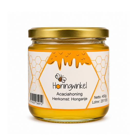 Acaciahoning 450g Hongarije Honingwinkel
