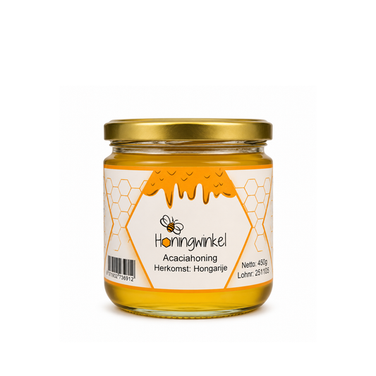 Acaciahoning 450g Hongarije Honingwinkel