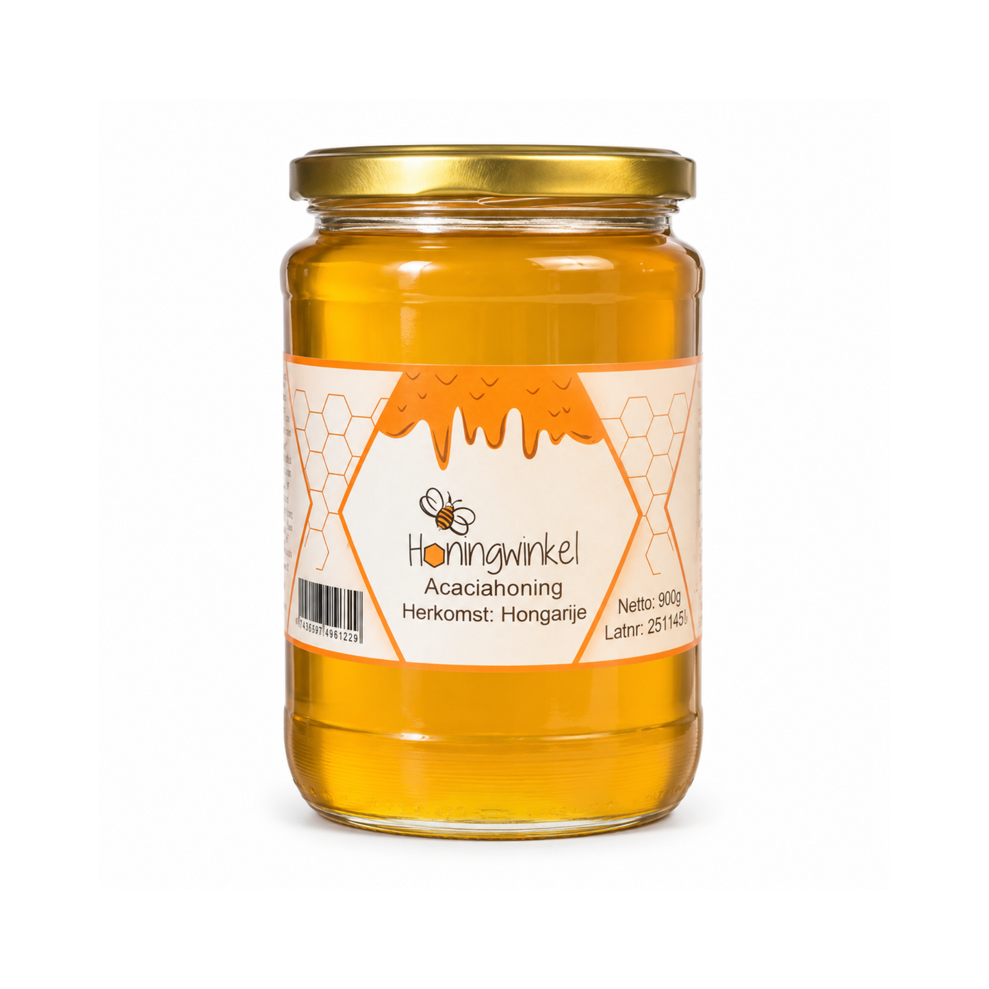 Acaciahoning 900g Hongarije Honingwinkel