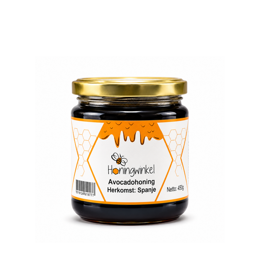 Avocadohoning Spanje 450g Honingwinkel (vloeibaar)
