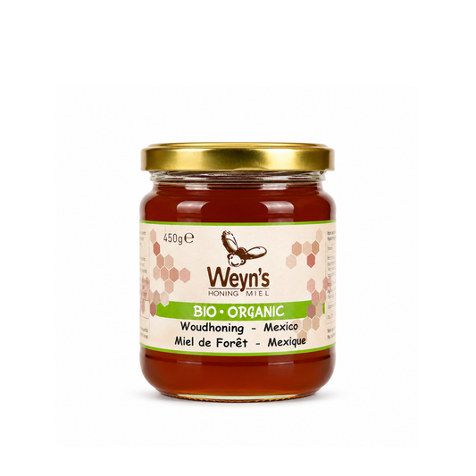 Biologische Woudhoning Mexico 450g Weyn's (vloeibaar)