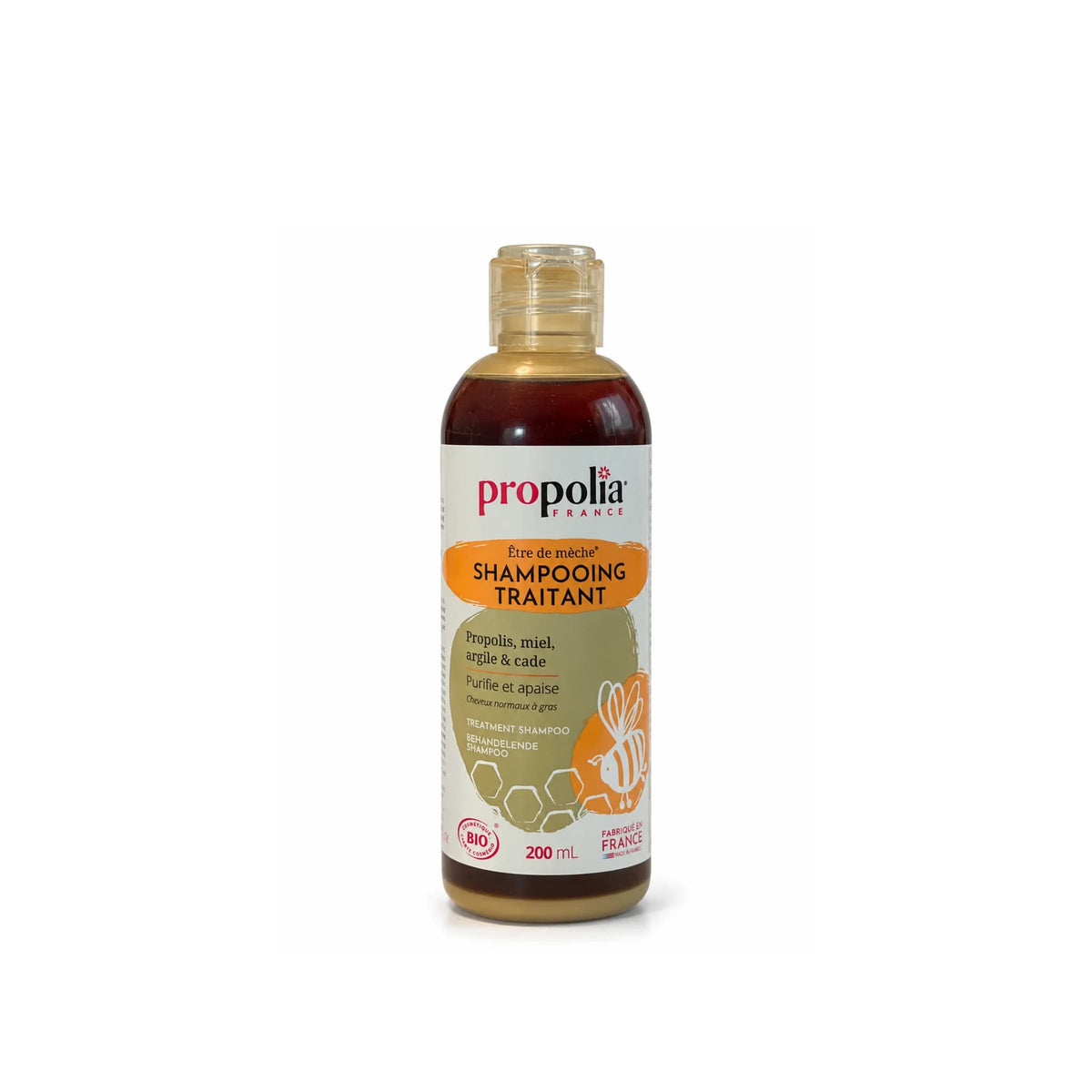 Propolis shampoo, honing, klei en cade-olie 200ml Propolia