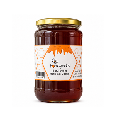 Berghoning 900g Spanje (vloeibaar) Honingwinkel.nl