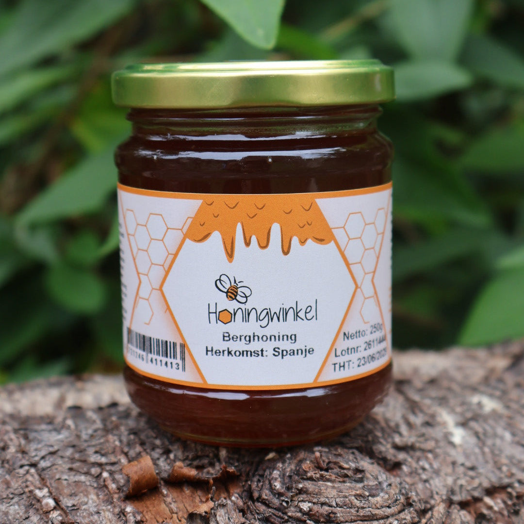 Berghoning 450g Spanje (vloeibaar) Honingwinkel.nl