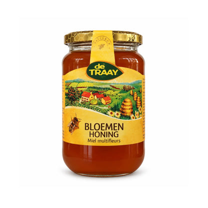 Bloemenhoning 900g de Traay (vloeibaar)