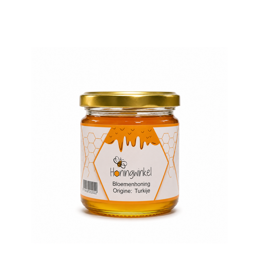Bloemenhoning Turkije 250g Honingwinkel (vloeibaar)