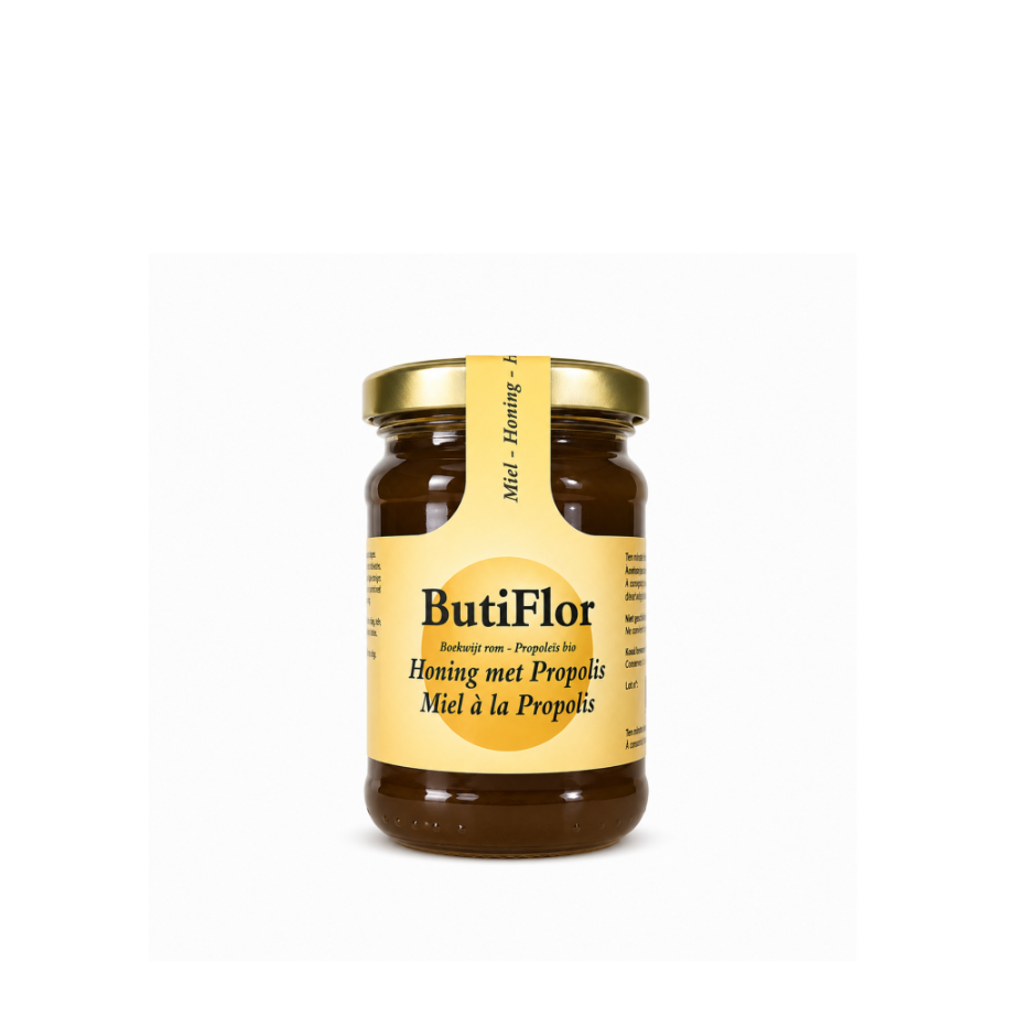 ButiFlor (Honing met propolis) 125g Hongarije, Frankrijk Weyn's (vloeibaar)