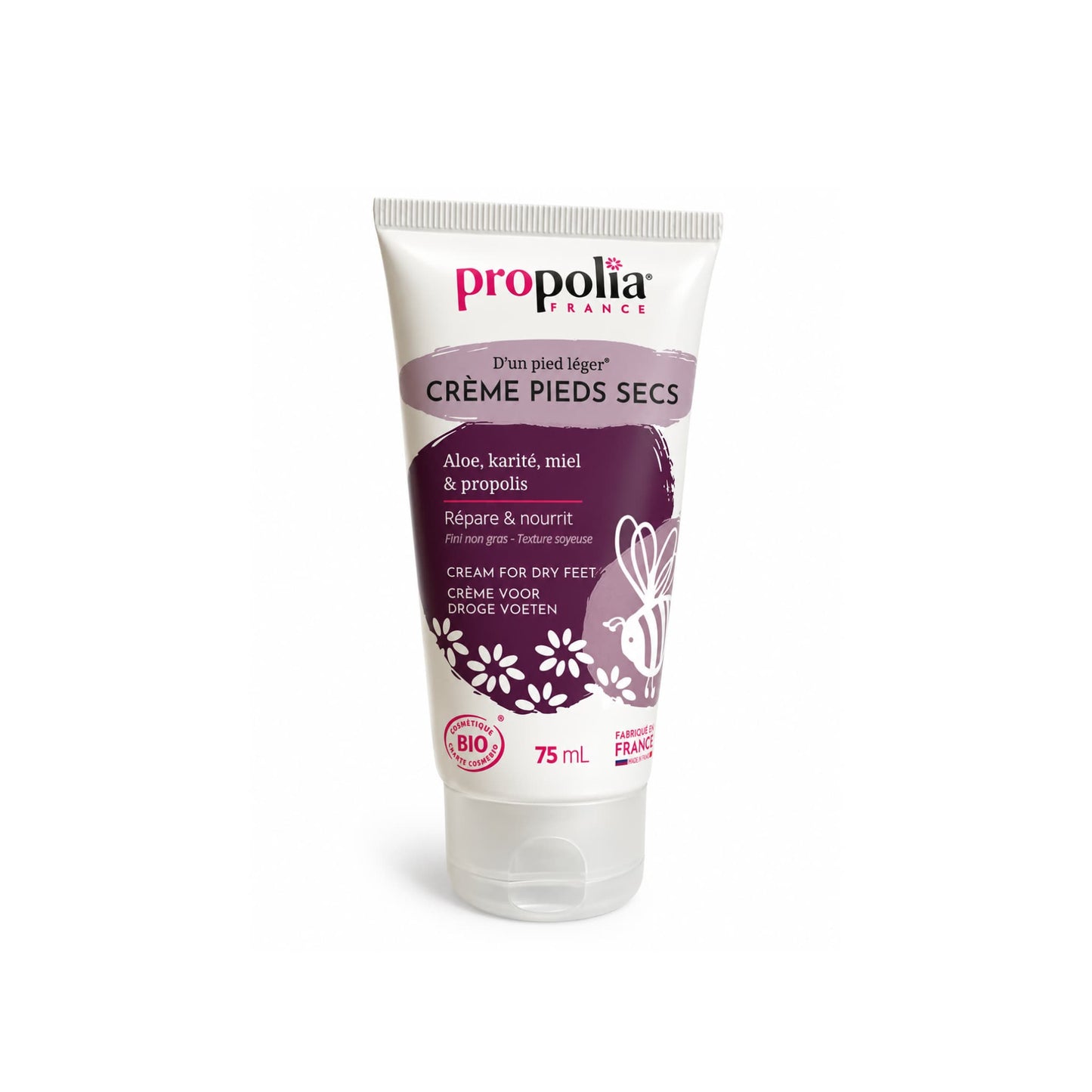 Bio Crème voor droge voeten met propolis 75ml Propolia