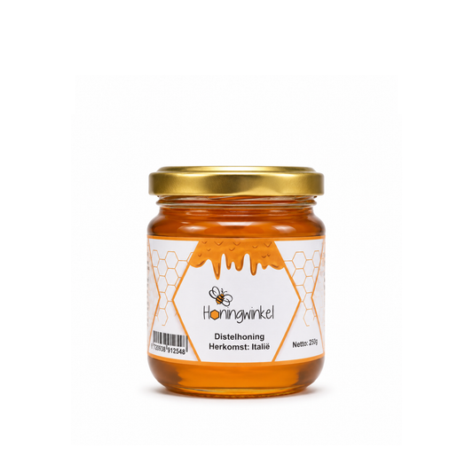 Distelhoning Italië 250g Honingwinkel (vloeibaar)