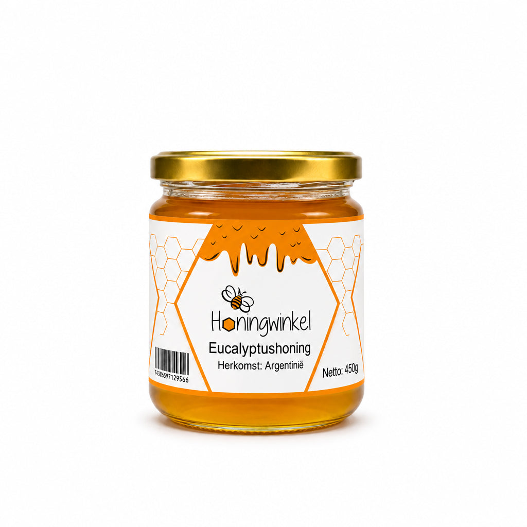 Eucalyptushoning 450g Argentinië Honingwinkel (vloeibaar)