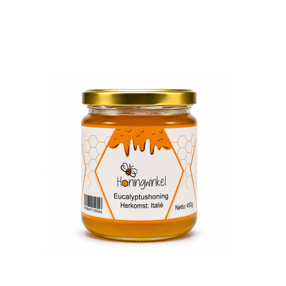 Eucalyptushoning Italië 450g Honingwinkel (vloeibaar)