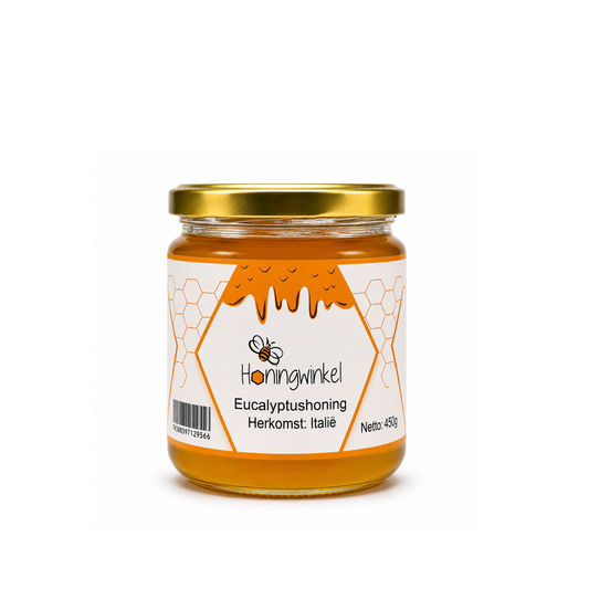 Eucalyptushoning Italië 450g Honingwinkel (vloeibaar)