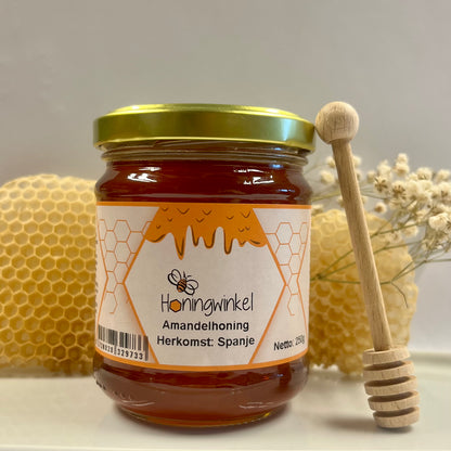 Amandelhoning 450g Spanje Honingwinkel (vloeibaar)