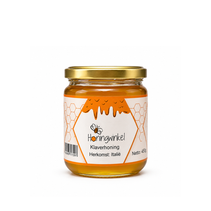 klaverhoning 450g Italie (vloeibaar) honingwinkel