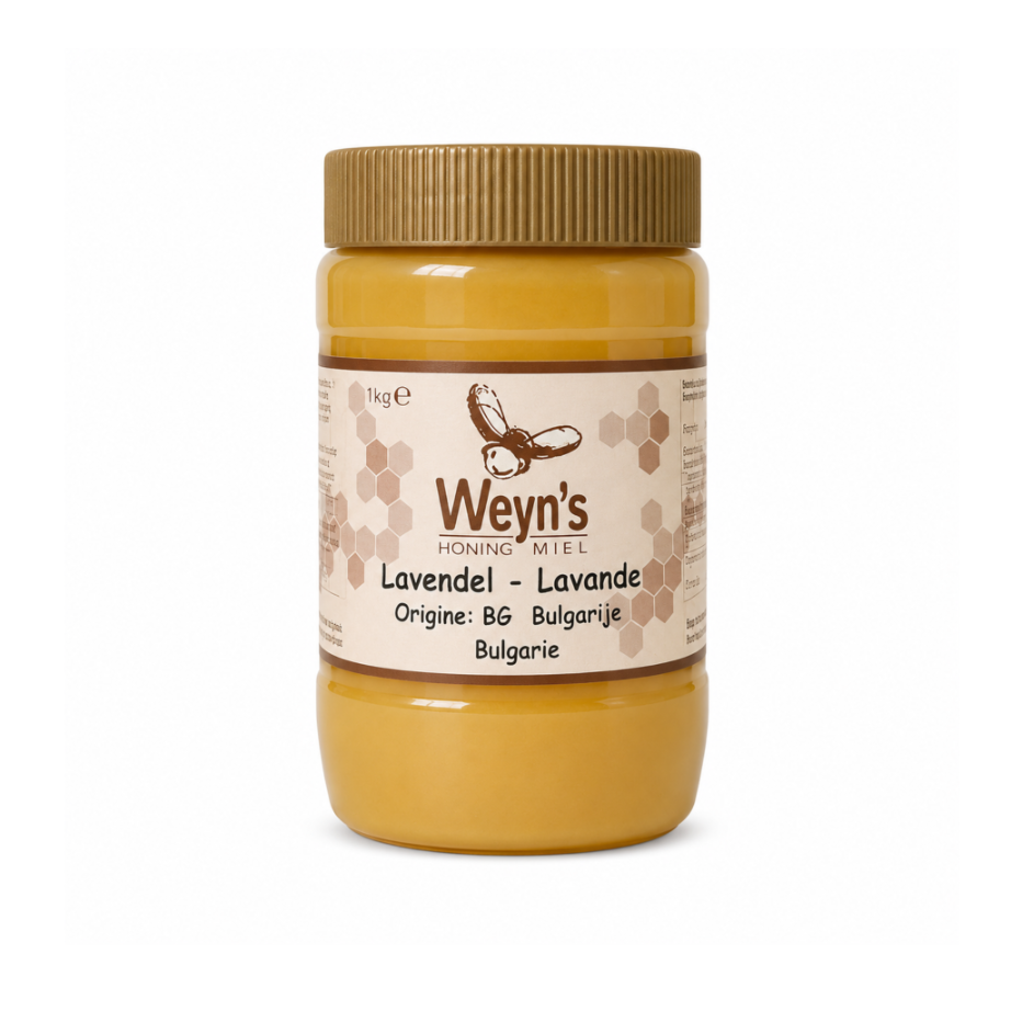 Lavendelhoning 1kg Bulgarije  Weyn's (crème)
