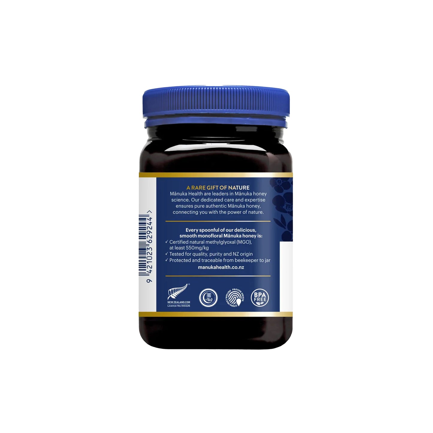 MGO 550+ 500g Nieuw-Zeeland Manuka Health