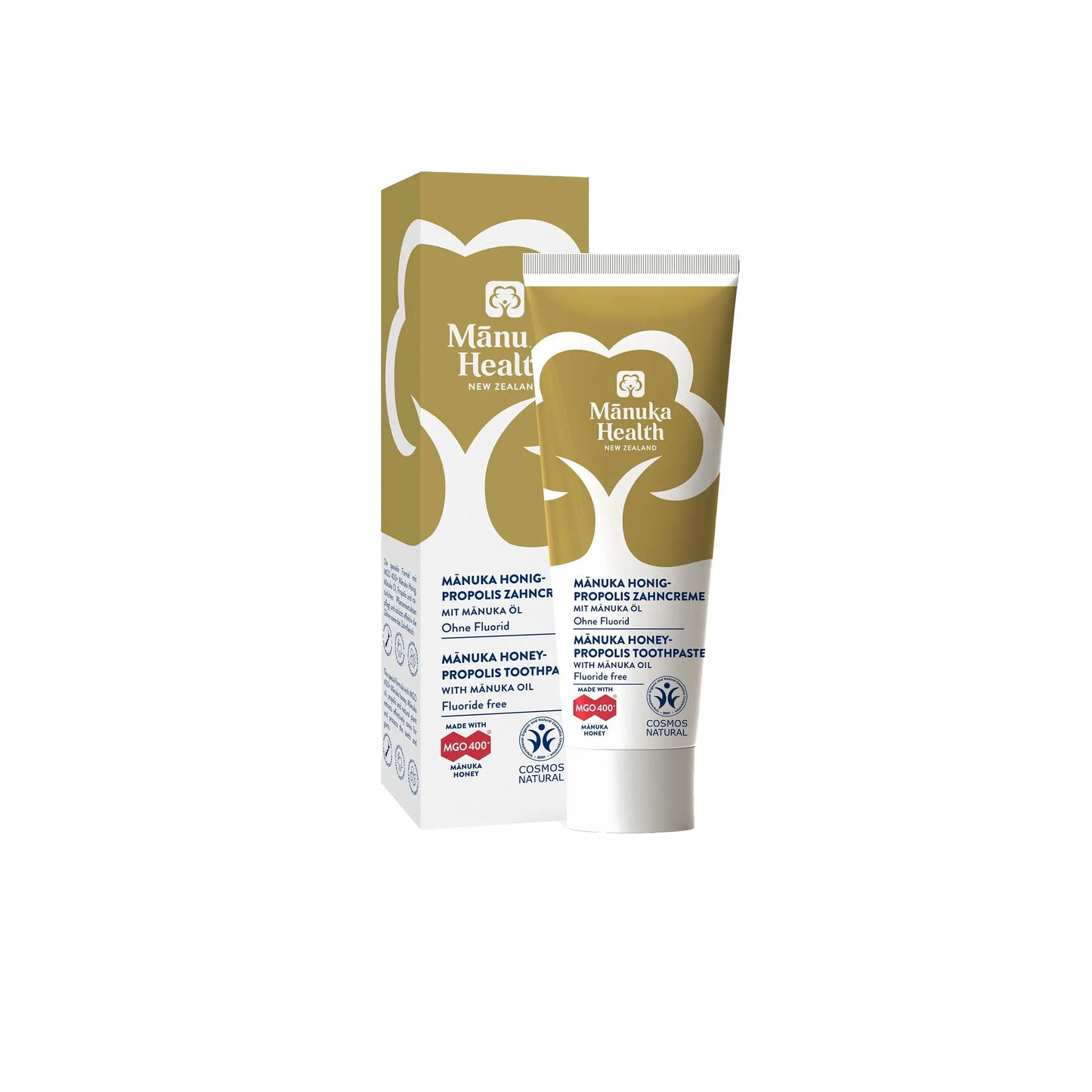 Manuka MGO 400+ tandpasta met manuka olie en propolis 75ml Europa Manuka Health