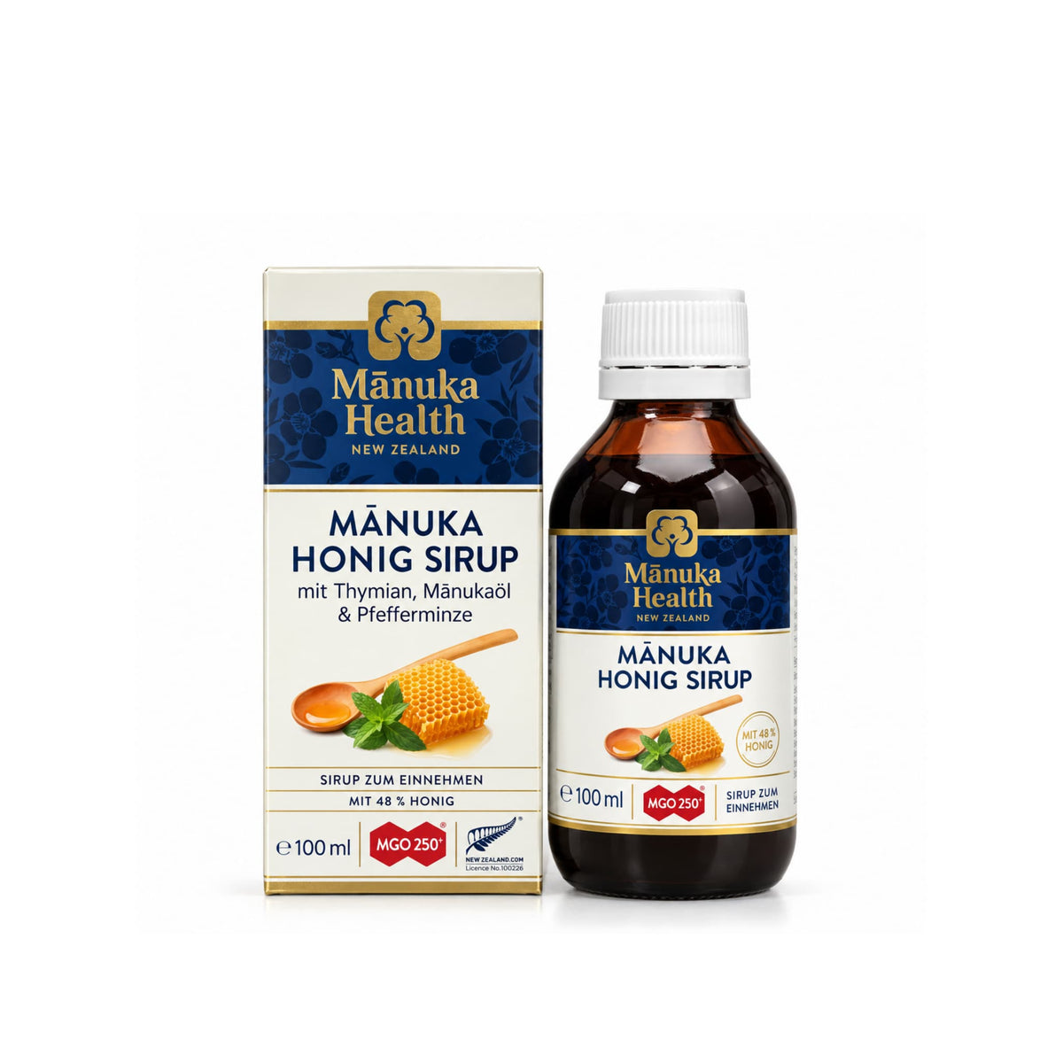 Manuka Honig MGO 250+ Sirup Neuseeland 100ml Manuka Health