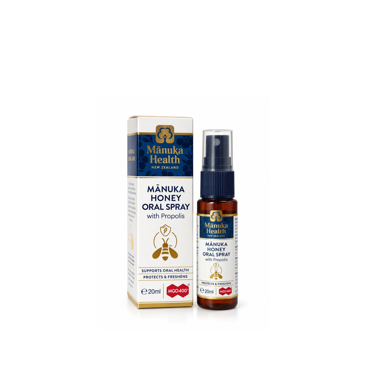 Manukahoning MGO 400+ mondspray Nieuw-Zeeland 20ml Manuka Health