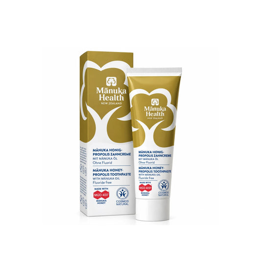 Manuka MGO 400+ tandpasta met manuka olie en propolis (fluoridevrij) 75ml Manuka Health
